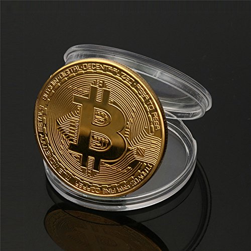 999 Fine Gold Bitcoin Commemorative Round - Bit Coin Is Gold